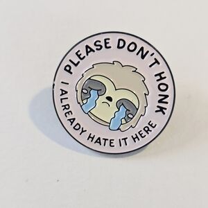 Cute Sloth Enamel Pin